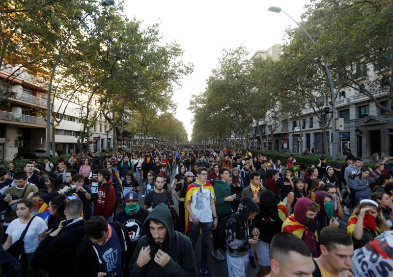 Fotos: Tercera jornada de protestas en Cataluña tras la sentencia del &#039;procés&#039;