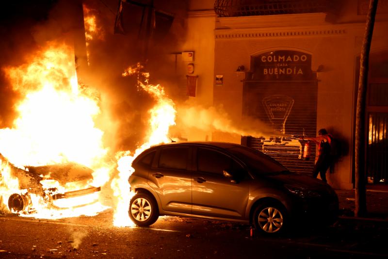 Fotos: Tercera jornada de protestas en Cataluña tras la sentencia del &#039;procés&#039;