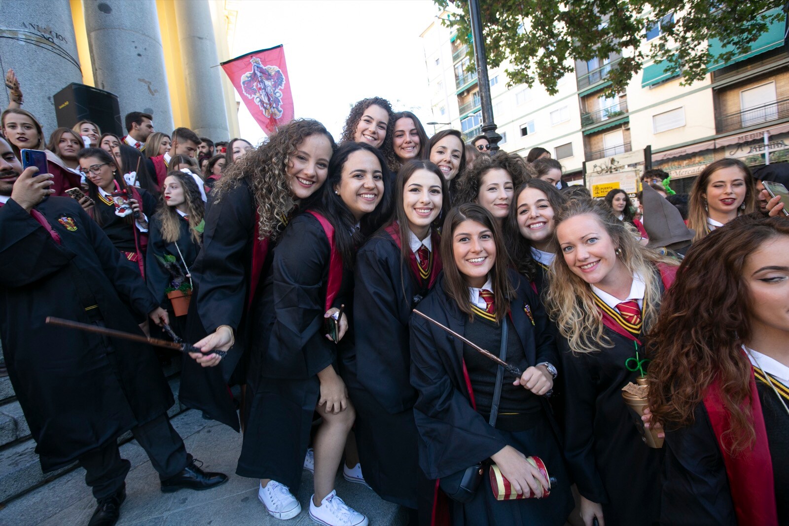 Los estudiantes de Medicina celebran de esta manera uno de sus días grandes