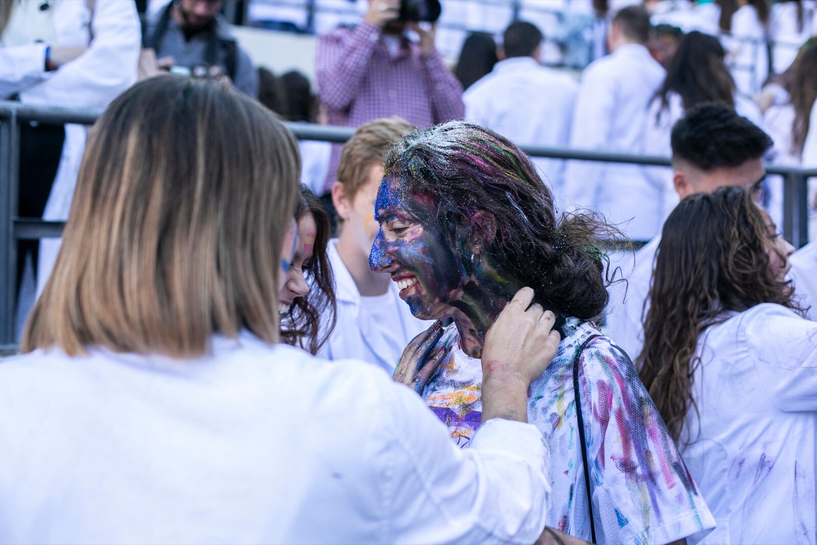 Los estudiantes de Medicina celebran de esta manera uno de sus días grandes