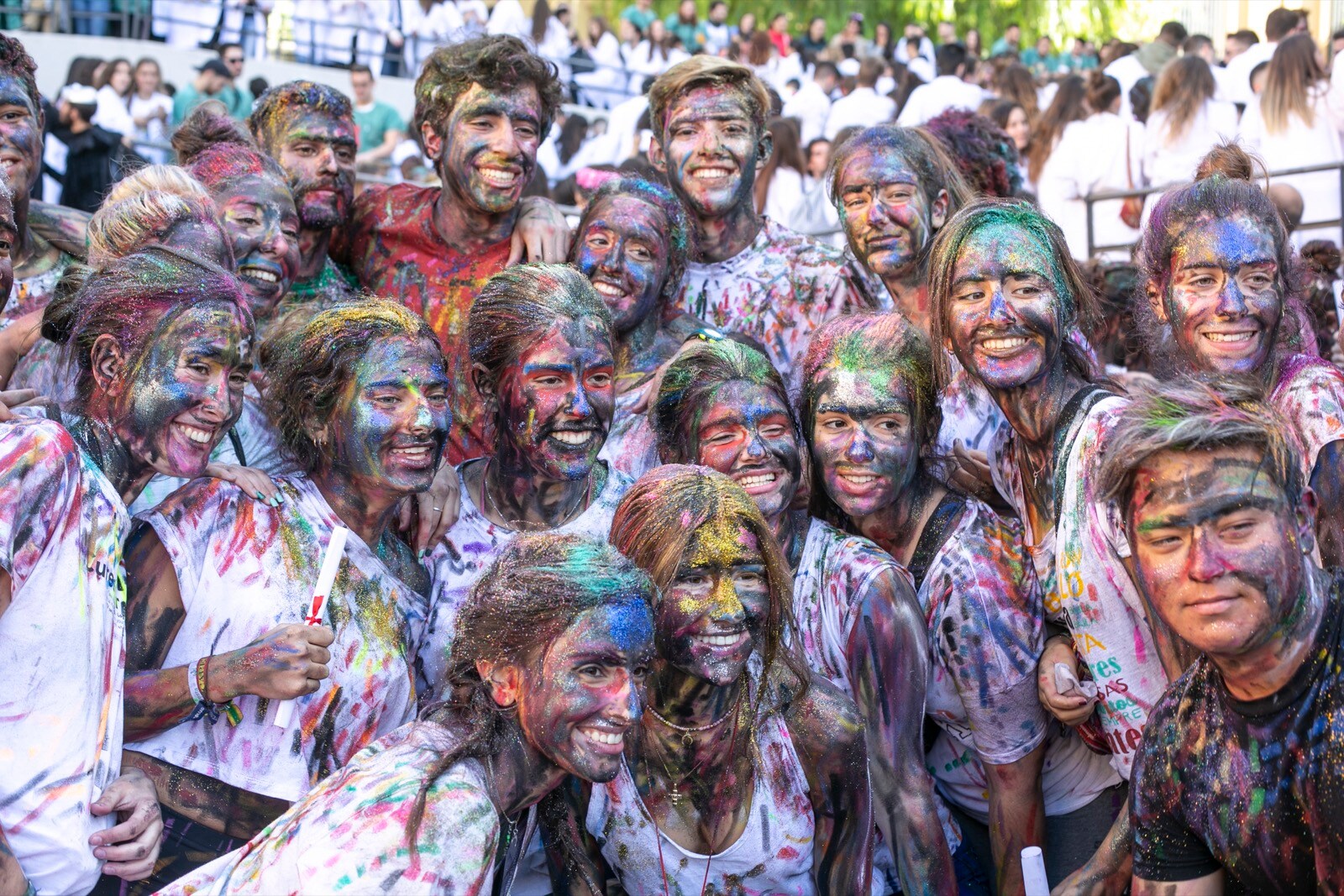 Los estudiantes de Medicina celebran de esta manera uno de sus días grandes