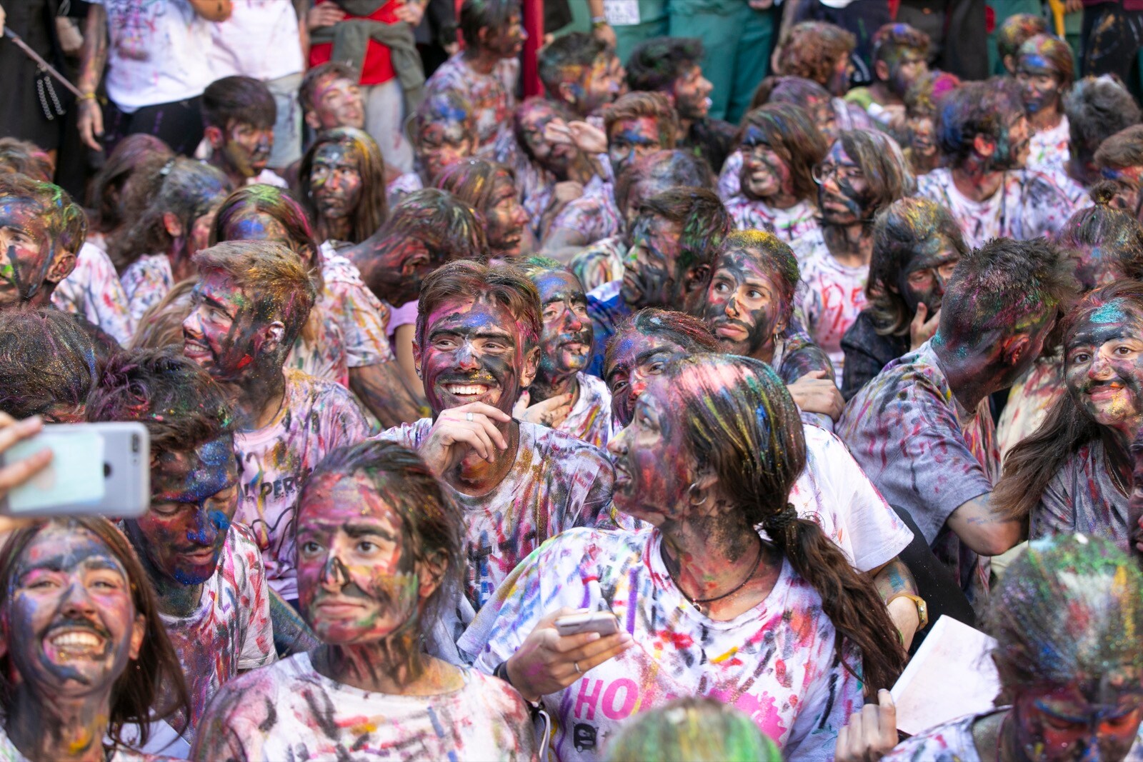 Los estudiantes de Medicina celebran de esta manera uno de sus días grandes