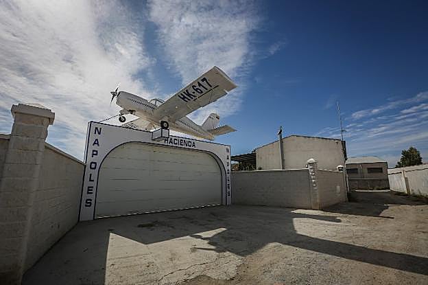 La hacienda Nápoles registrada en la localidad granadina de Santa Fe.