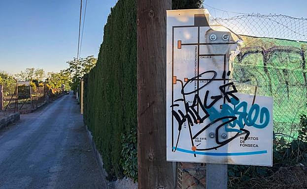 Plan de calles de la agrupación que intentó regularizarse en Peligros. 