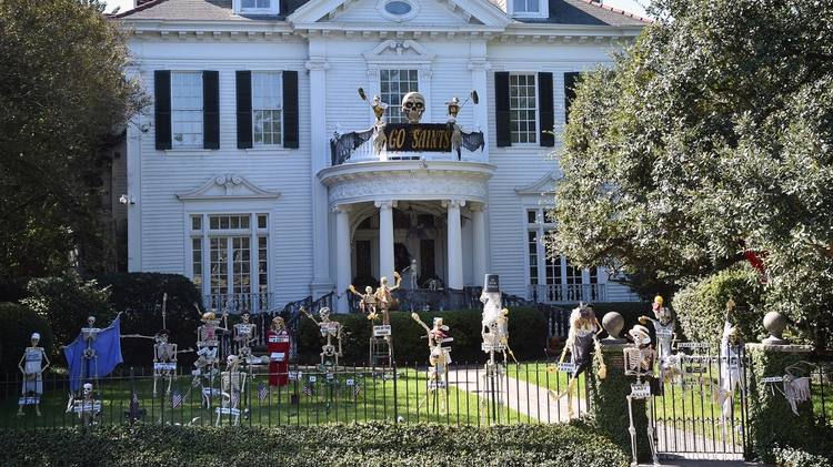 10. Jardín de una casa en Nueva Orleans