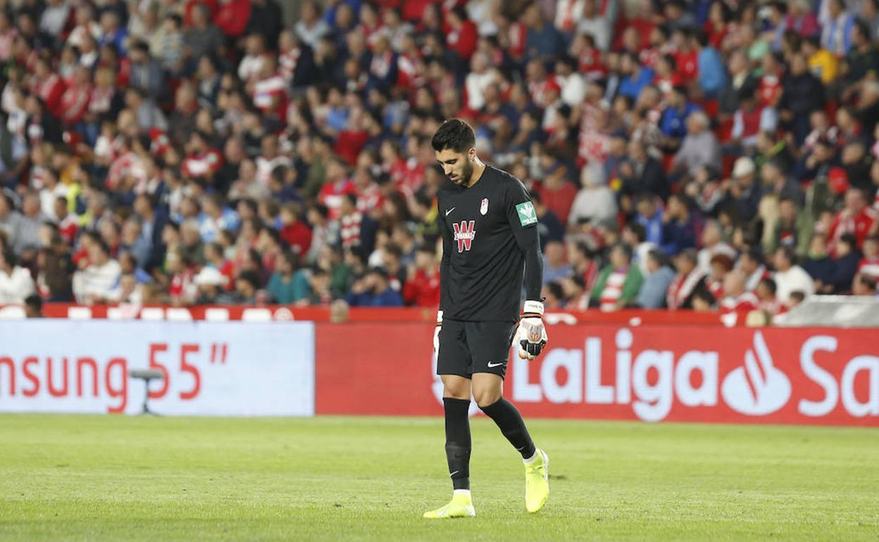 Rui Silva, el pasado viernes en Los Cármenes. 