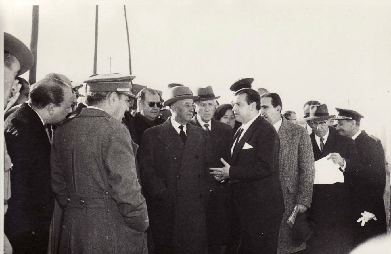 En la futura barriada de La Virgencica donde se construyeron barracones provisionales para alojar a los damnificados de las inundaciones del 63