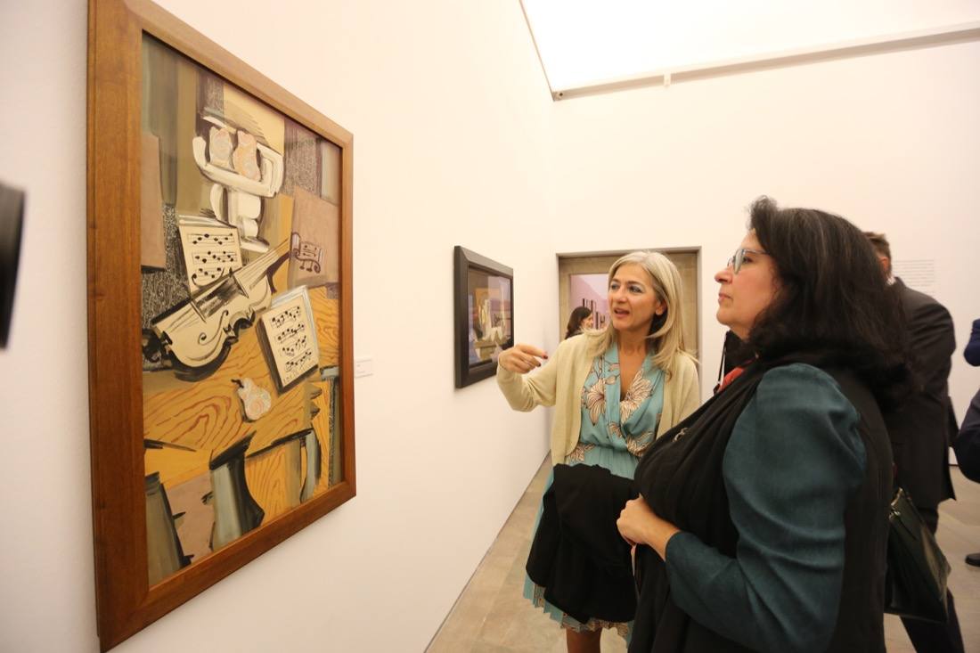 Se puede disfrutar de 72 obras de artistas universales como Picasso, Chillida, Juan Gris o Tapies y estará disponible hasta el 26 de enero