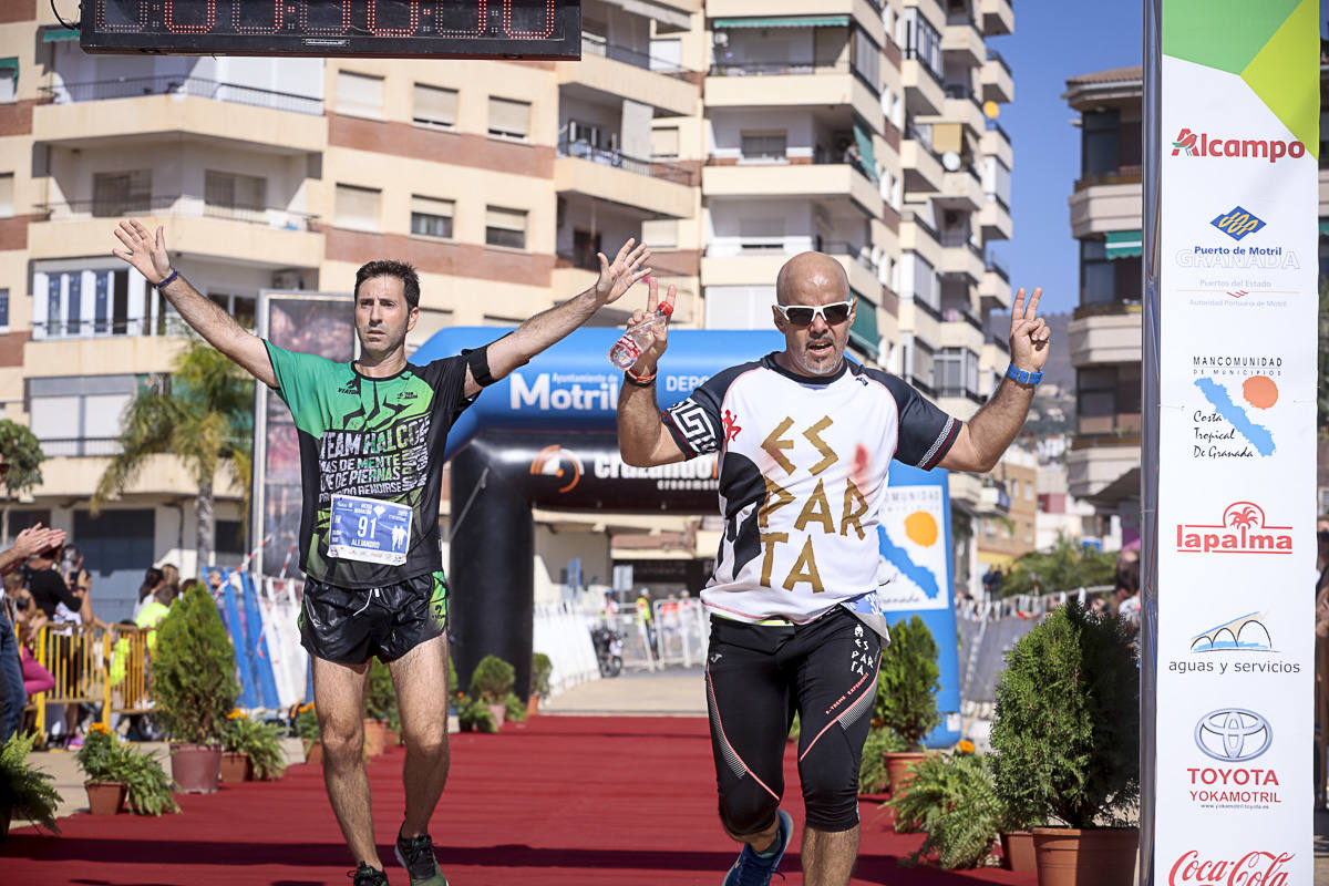 Los marroquís Abdelhadi El Mouaziz y Nazha Machouh reinan en Motril