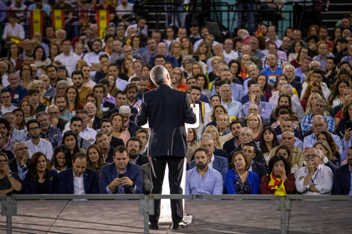 Abascal presenta a su partido como única alternativa para echar a Sánchez de la Moncloa