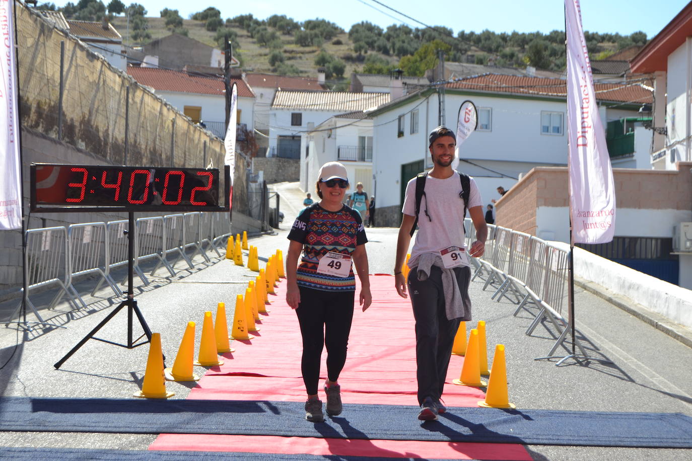 Cerca de 150 deportistas, entre participantes del trail, minitrail y senderistas, celebran en esta prueba que tuvo lugar en una agradable mañana de domingo 