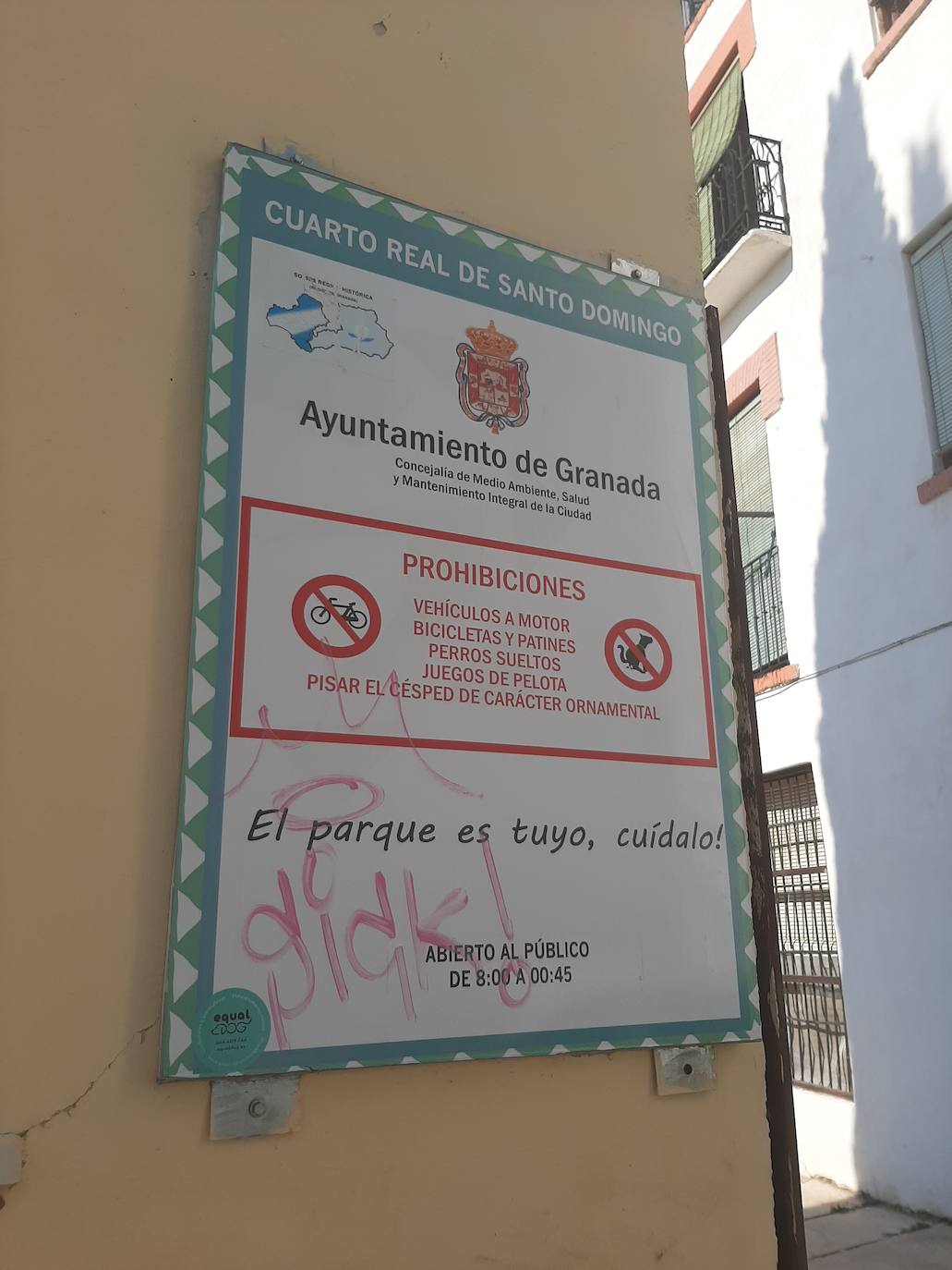 Fotos: Este es el mal estado del parque del Cuarto Real de Granada