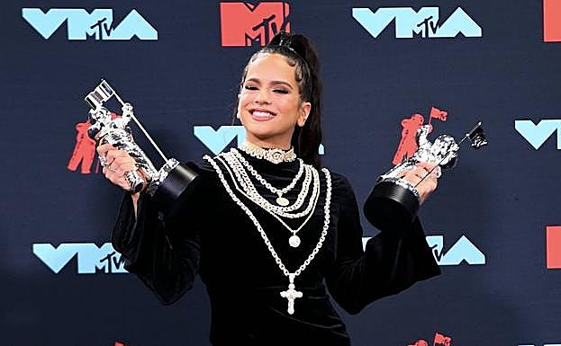 La artista durante una entrega de premios.