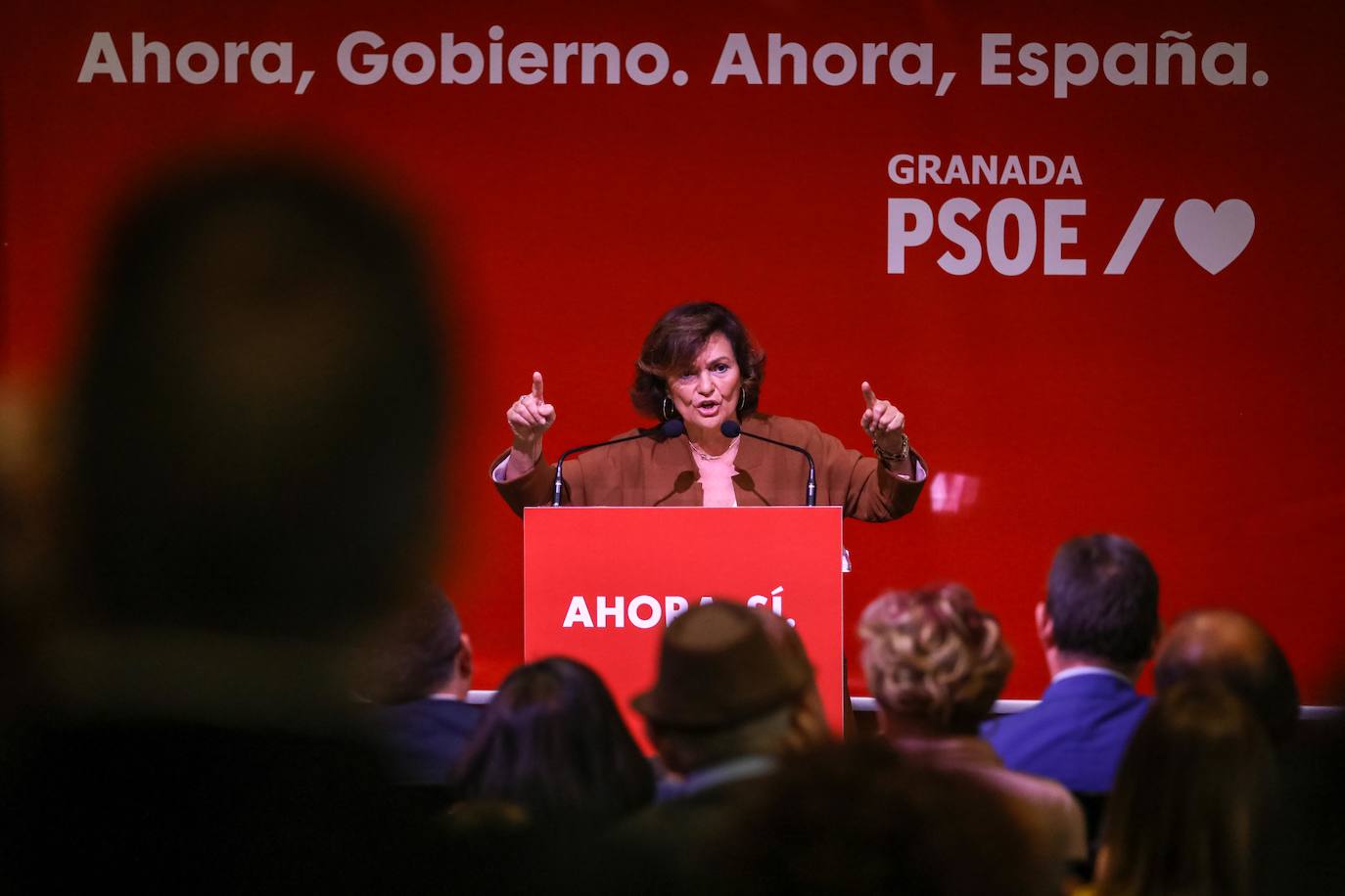 Fotos: Elecciones generales 10N en Granada | Carmen Calvo visita Granada