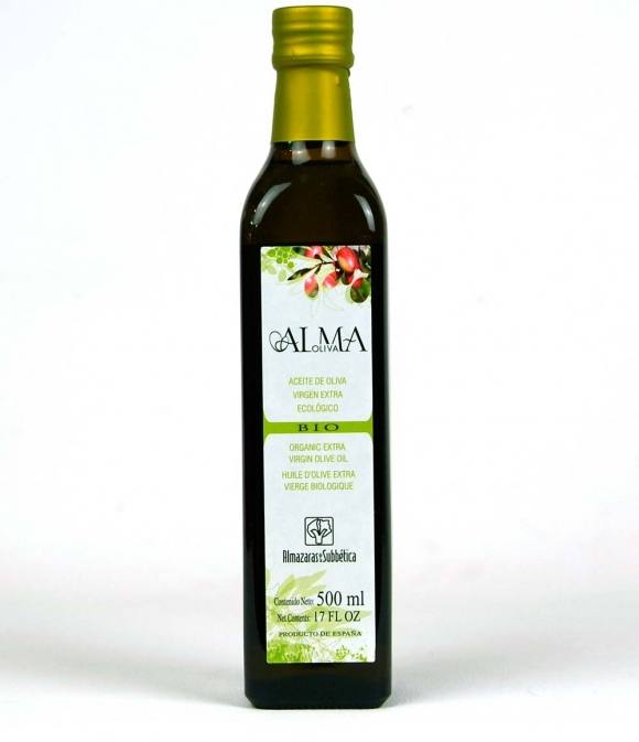10. Aceite: Almaoliva Bio. Sociedad: Almazaras de La Subbética S.L. Variedad: Blend. País: España. Premios: 21. Puntos: 835.50