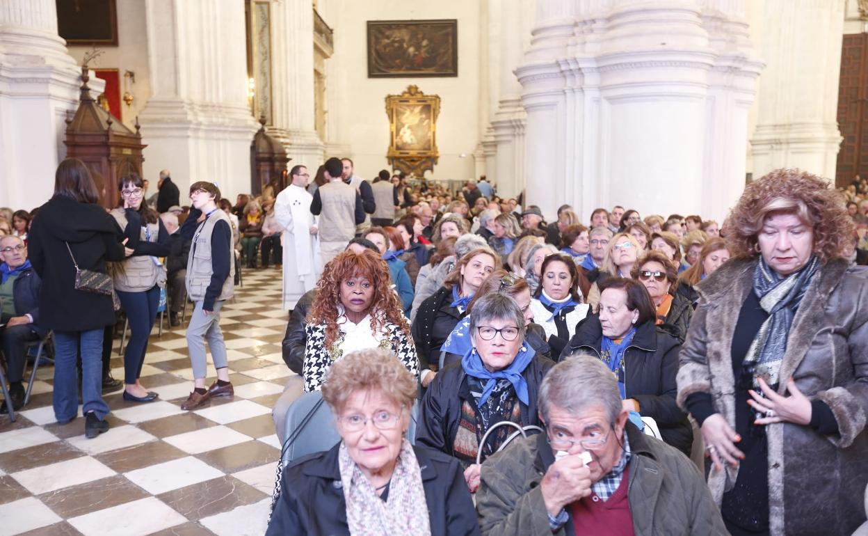 Asistentes a la beatificación.