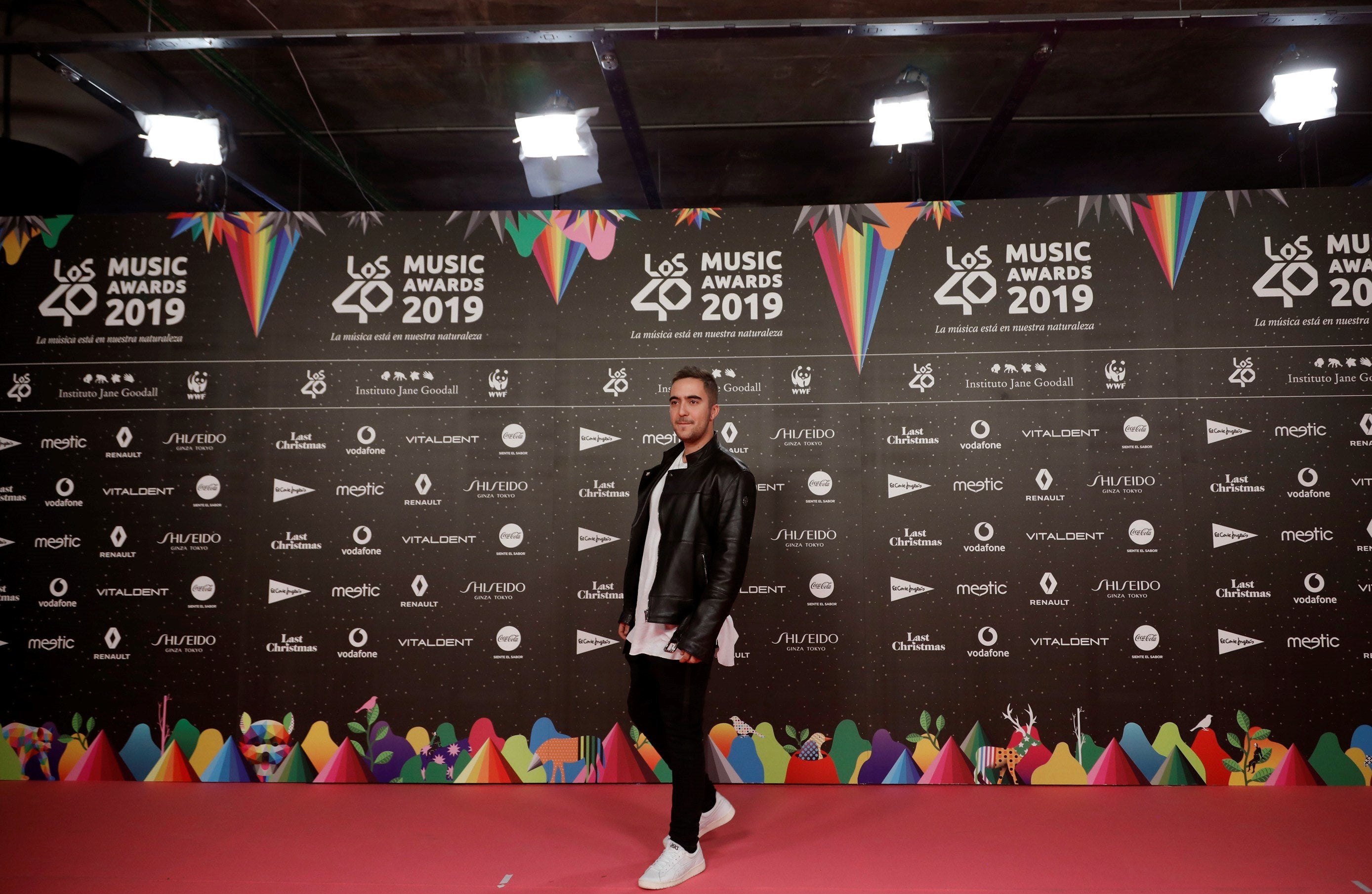 Rosalía, a su llegada. 