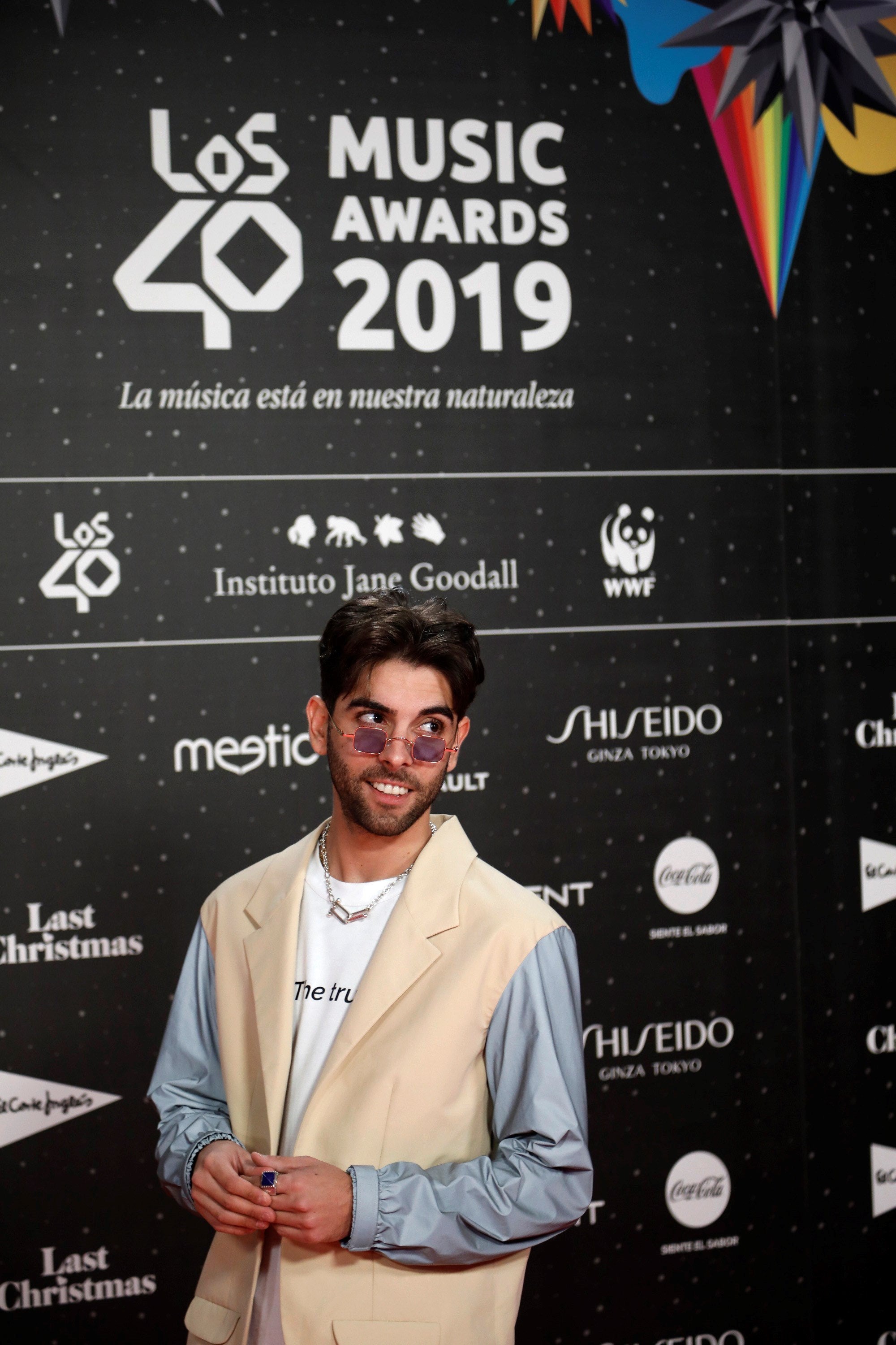 Rosalía, a su llegada. 