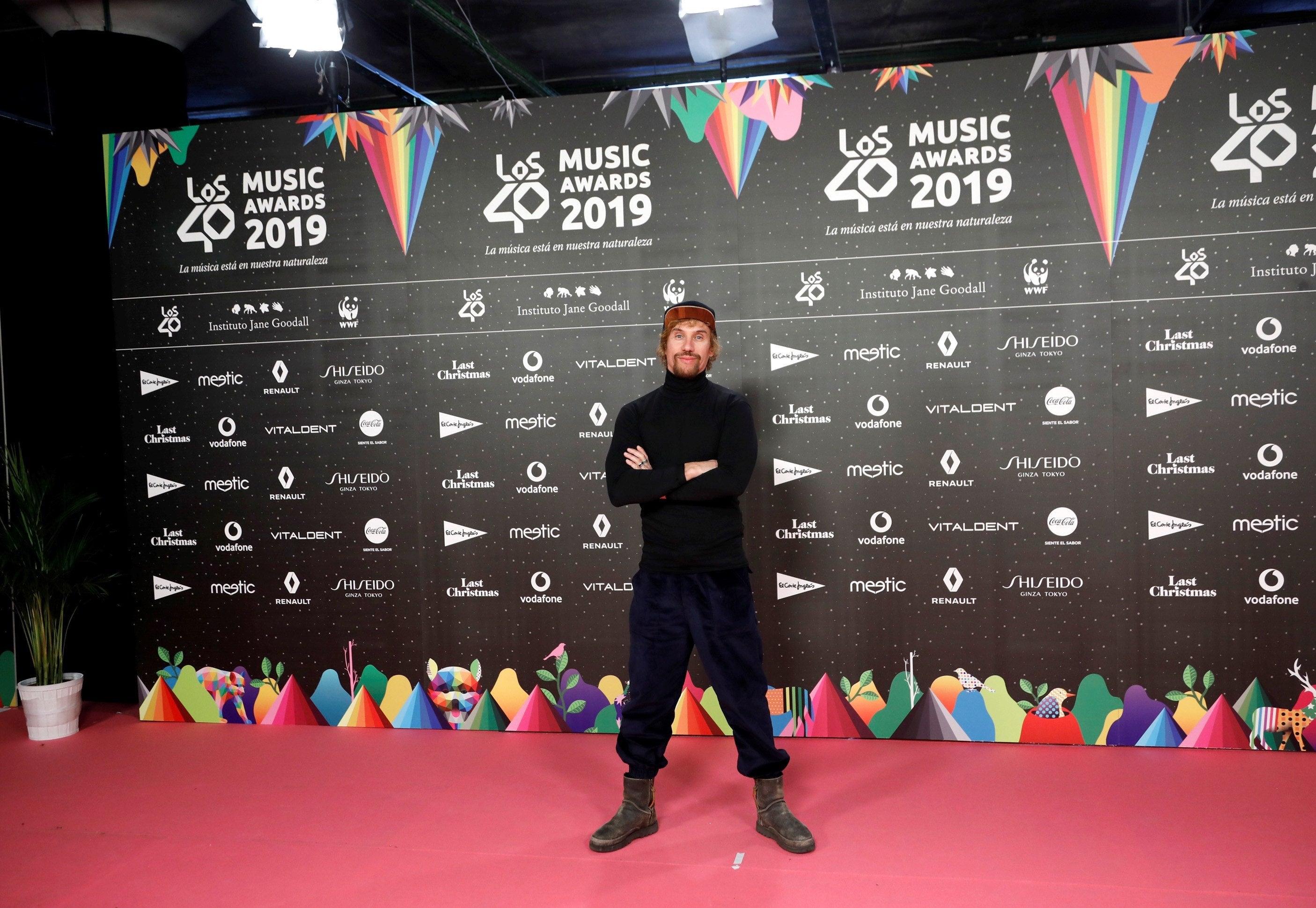 Rosalía, a su llegada. 