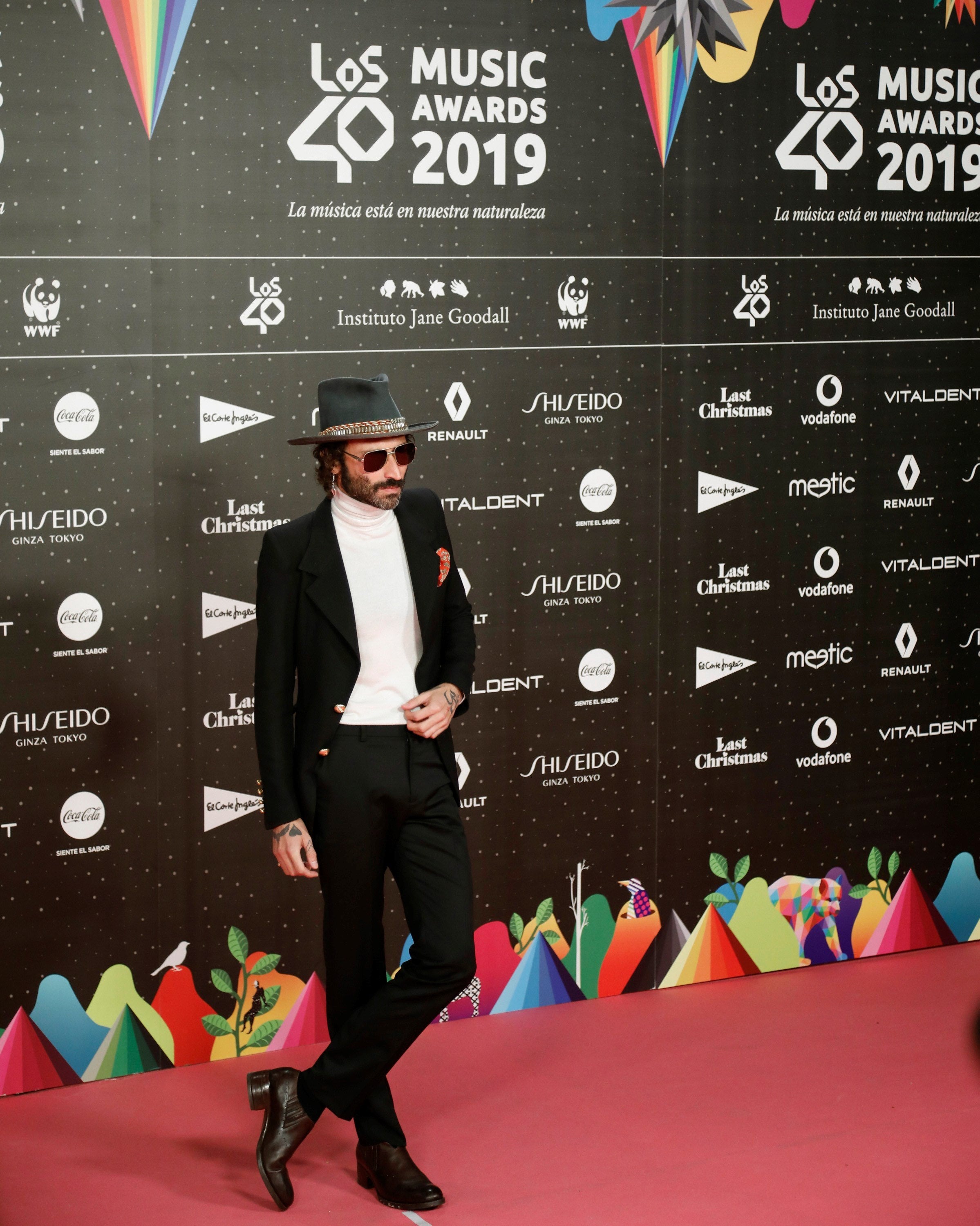 Rosalía, a su llegada. 