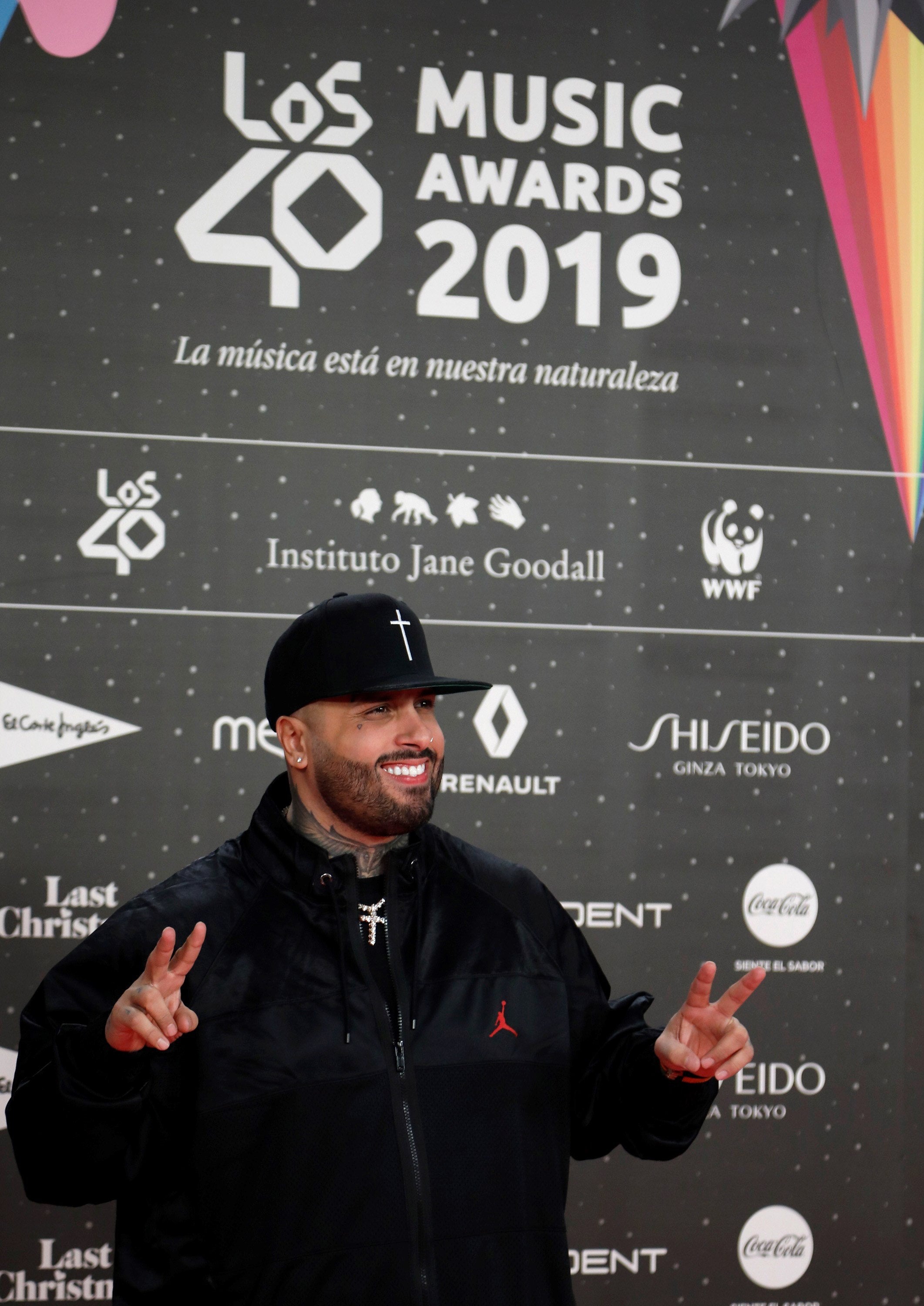 Rosalía, a su llegada. 