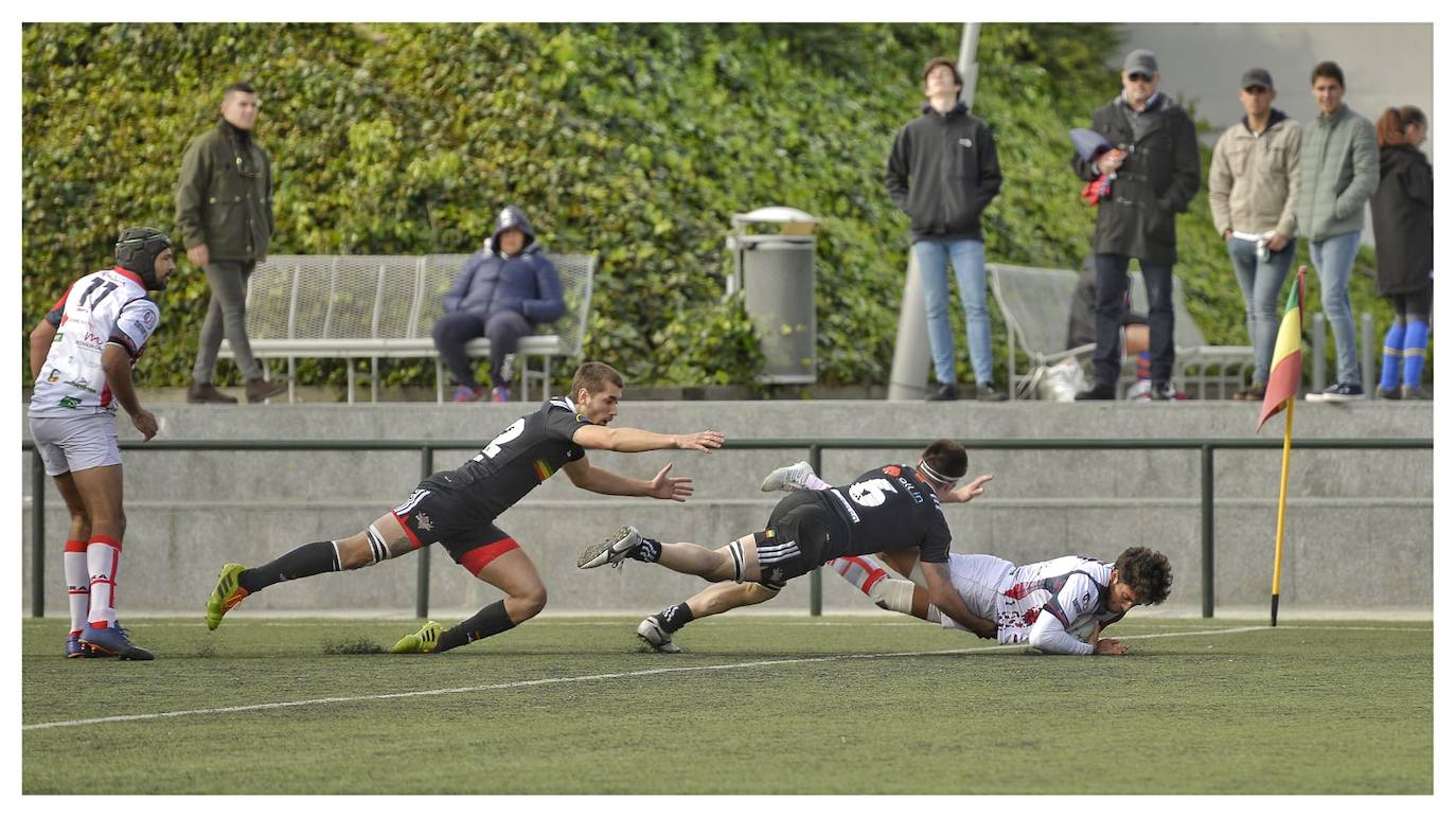 Ensayo conseguido por el equipo almeriense, que dominó siempre el duelo. 