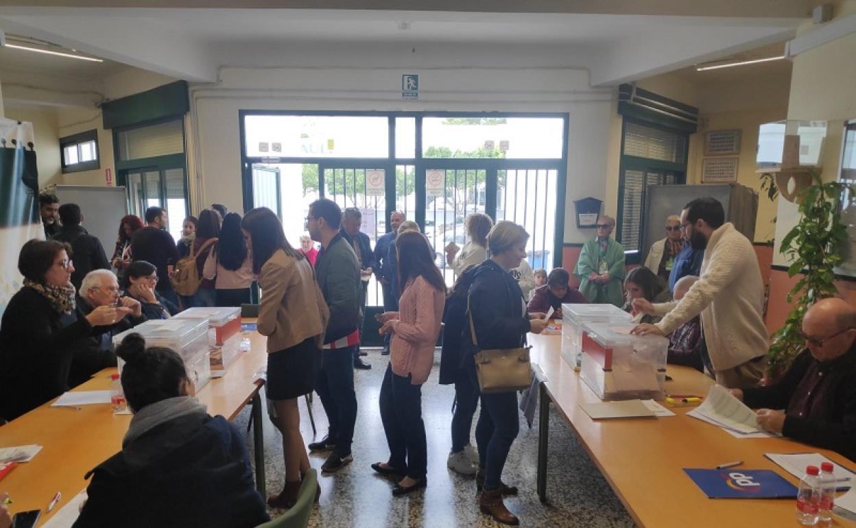 Votaciones este domingo en el municipio de Níjar.