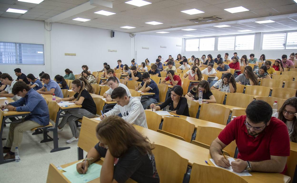 Selectividad de 2019. 