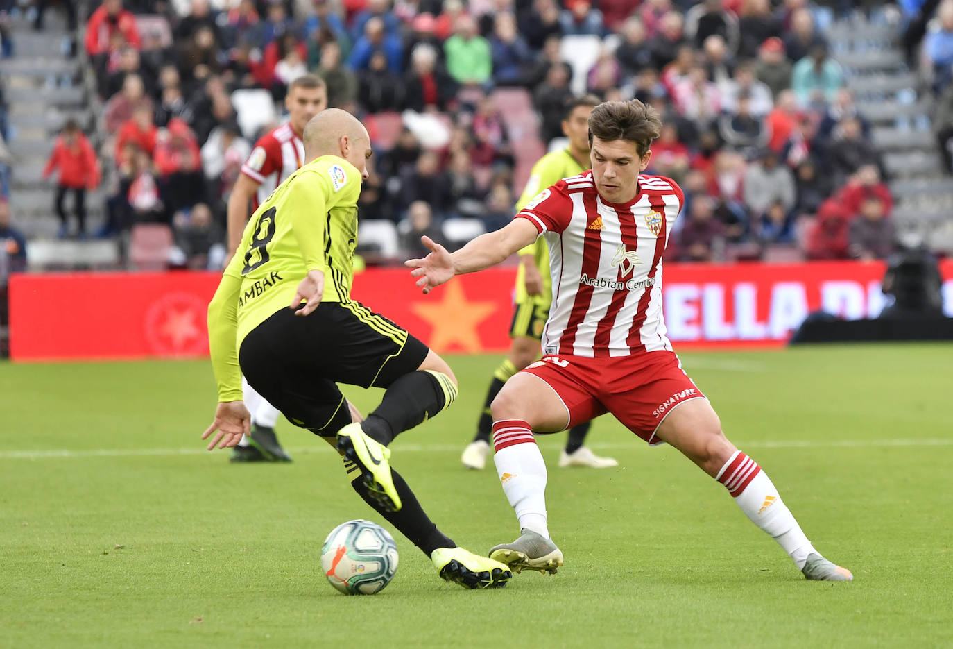 Ante Coric fue titular ante el Real Zaragoza.