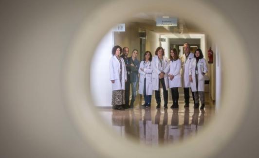 Parte de la unidad de Enfermedades Minoritarias del Clínico San Cecilio.