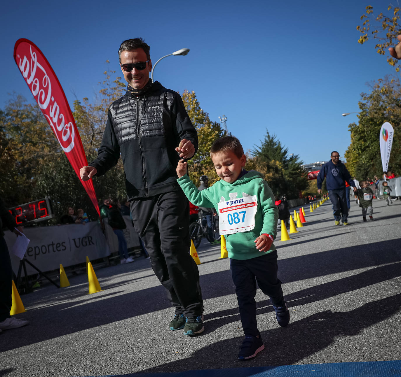 240 niños y niñas participan en la primera jornada de la sexta edición de la Carrera Universidad Ciudad de Granada