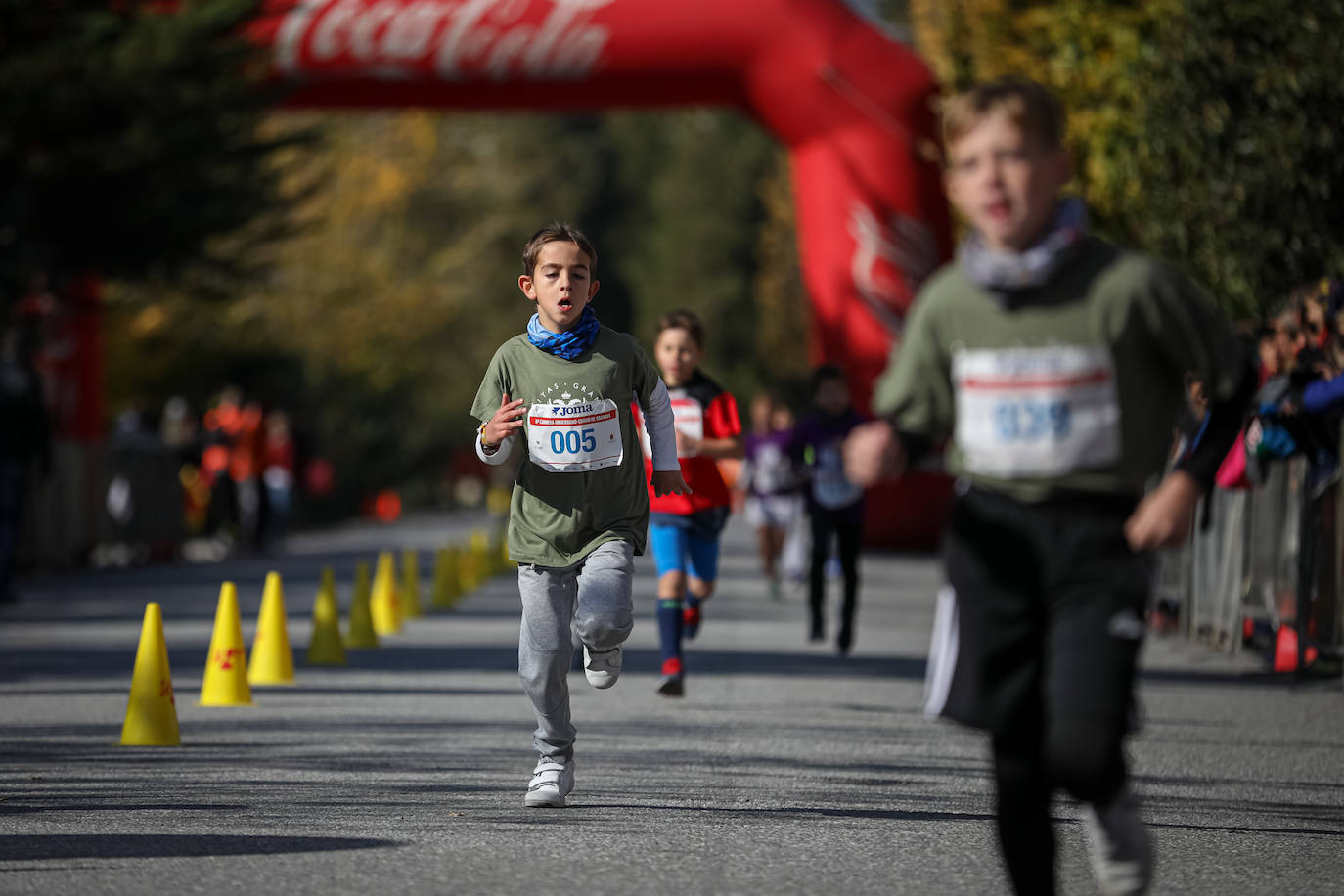 240 niños y niñas participan en la primera jornada de la sexta edición de la Carrera Universidad Ciudad de Granada