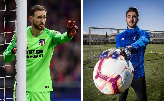 Oblak y Rui Silva, cara a cara. 