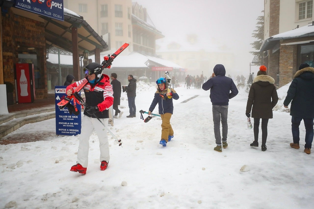 Mostramos las primeras imágenes de la estación esta temporada.