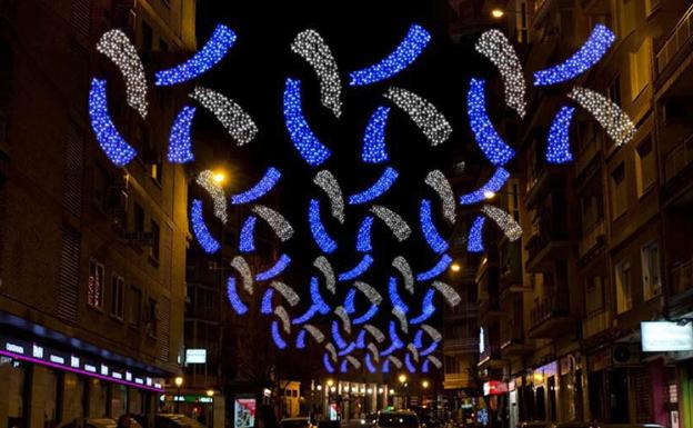 Así va a ser la Navidad en Granada: la recreación de las luces. 