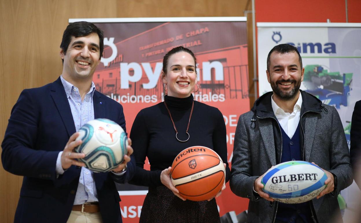 Pablo Pin, Alhambra Nievas y Diego Martínez. 