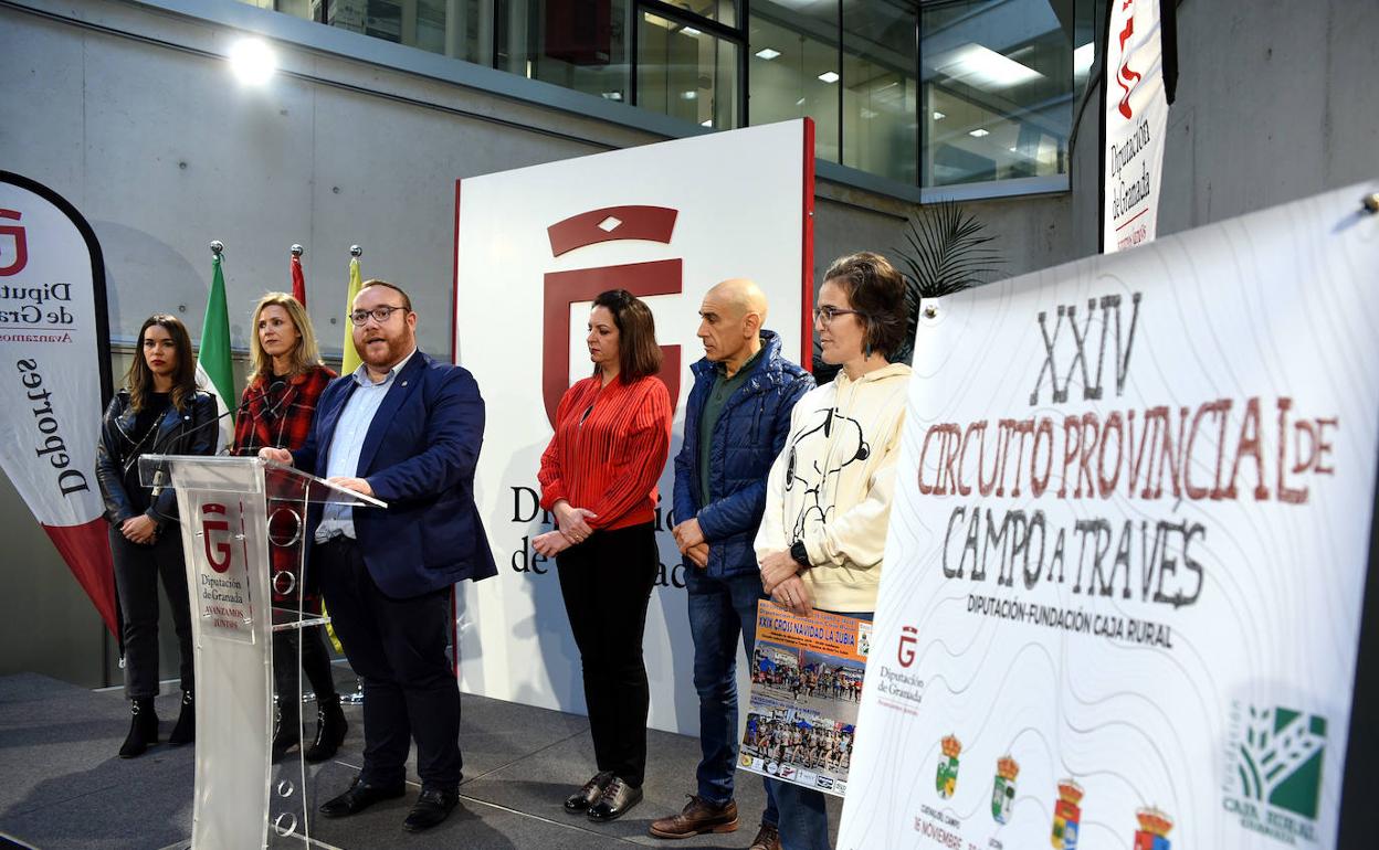 Acto de presentación del Circuito Provincial de Campo a Través. 