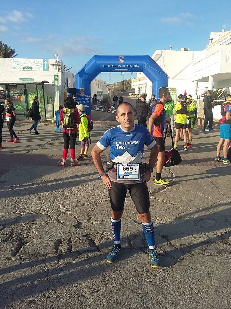 Medio millar de atletas han participado en la quinta edición de la Ultra Maratón Costa de Almería