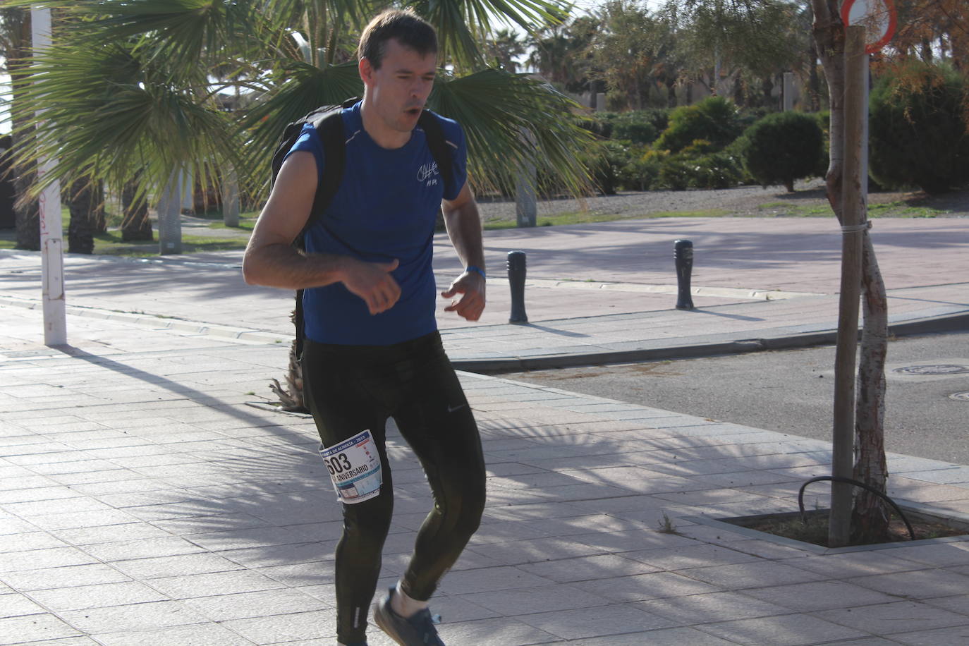 Medio millar de atletas han participado en la quinta edición de la Ultra Maratón Costa de Almería