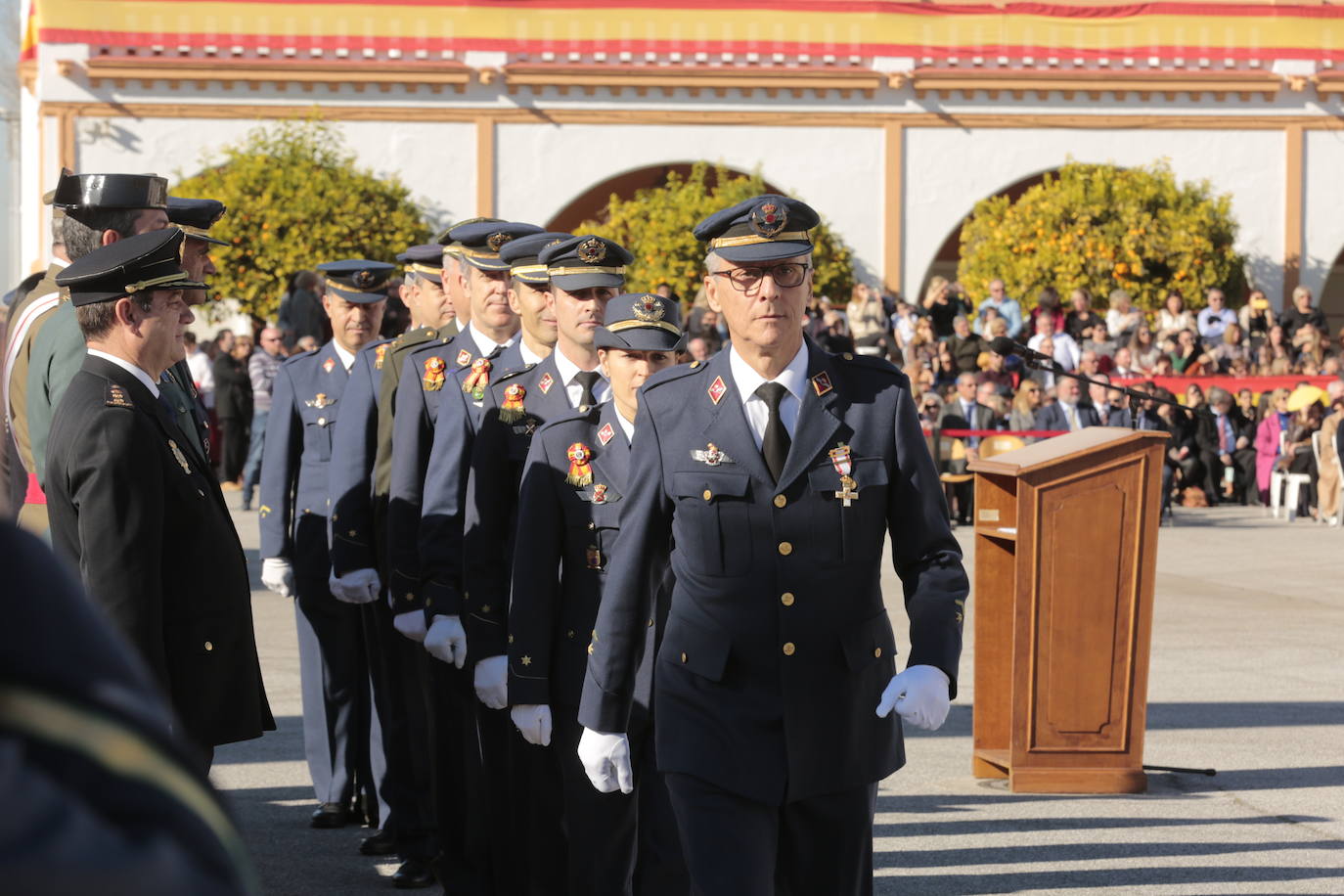 La Base Aérea de Armilla recoge los homenajes por el Día de Nuestra Señora de Loreto