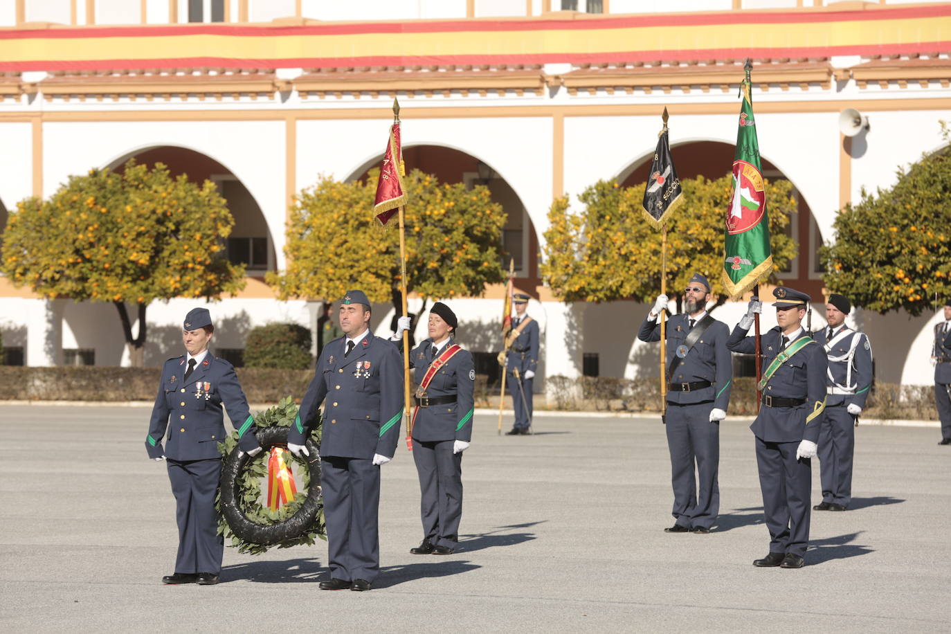 La Base Aérea de Armilla recoge los homenajes por el Día de Nuestra Señora de Loreto