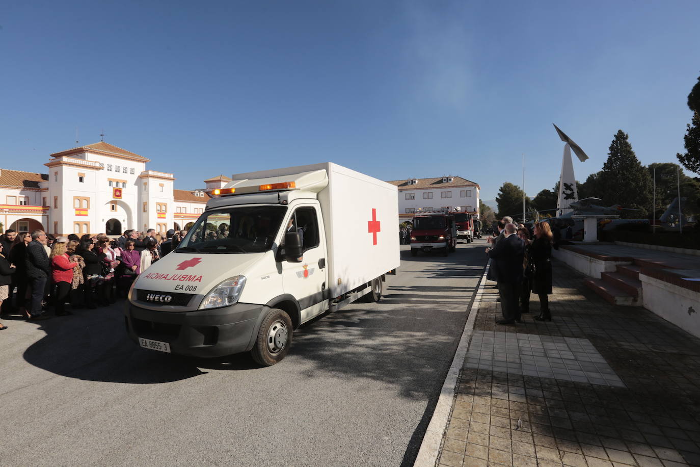 La Base Aérea de Armilla recoge los homenajes por el Día de Nuestra Señora de Loreto