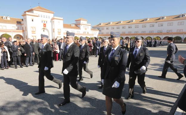 Emotiva ceremonia de la celebración en la Base Aérea de su patrona, la Virgen e Loreto