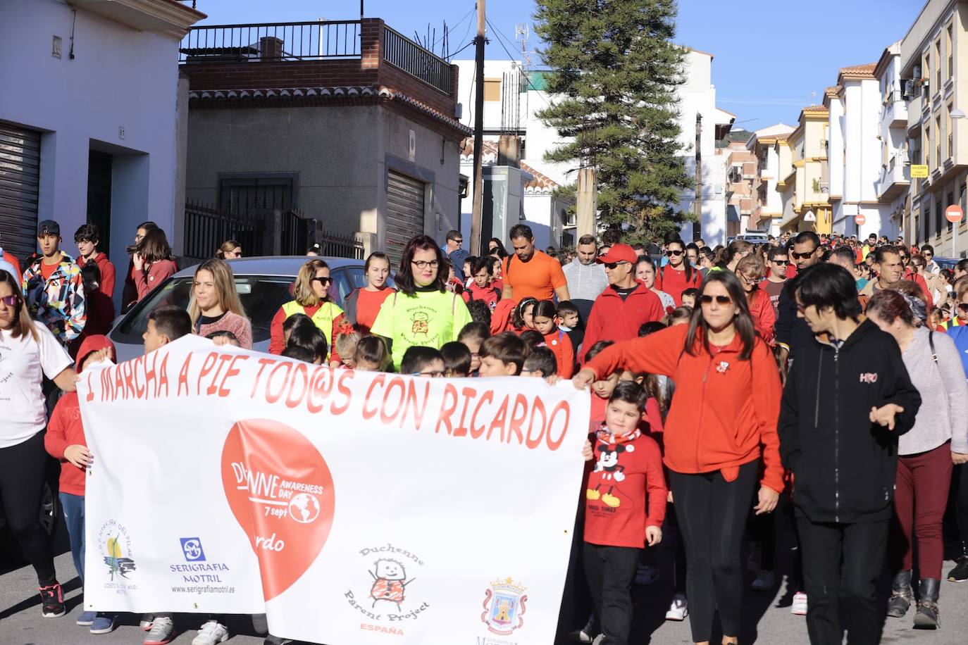 El niño de siete años motrileño que padece la enfermedad de Duchenne, una dolencia que causa distrofia muscular y que es degenerativa 