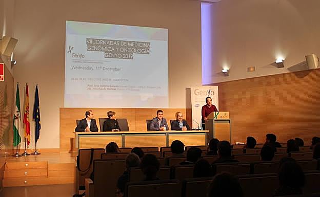 Un momento de las jornadas de medicina genómica y oncológica.