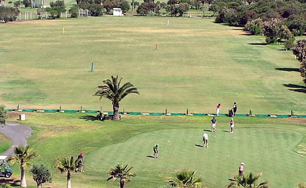 Imagen del campo de golf de Almerimar. 