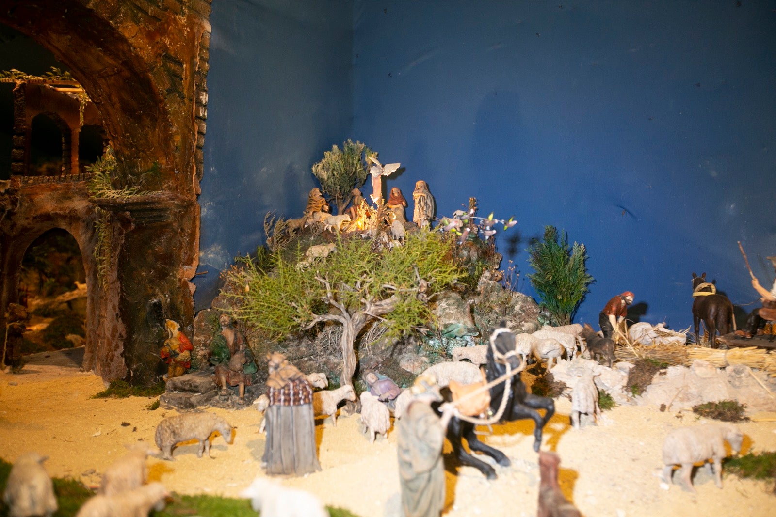 El nivel de los detalles del belén de Bolívar es extremo