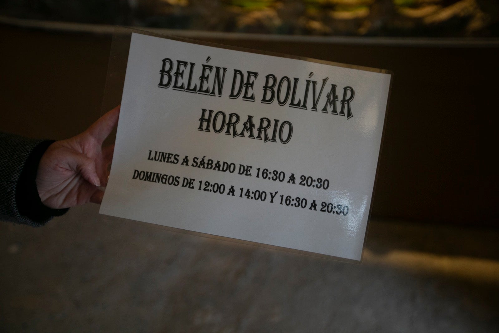 El nivel de los detalles del belén de Bolívar es extremo