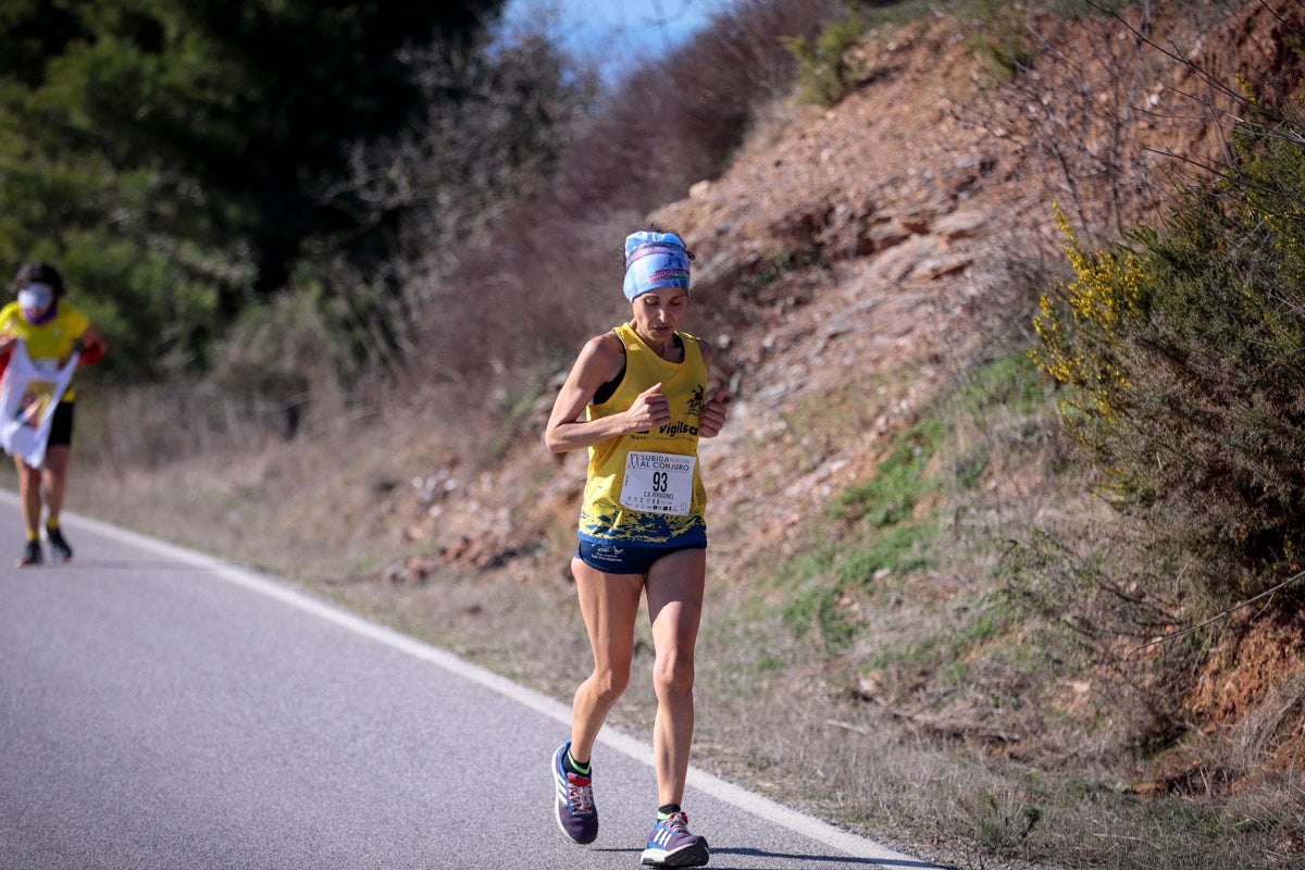 La XX Subida Pedestre al Conjuro arrancó a las 10 de la mañana, y los corredores tuvieron que enfrentarse a 17,8 kilometros en una mañana soleada
