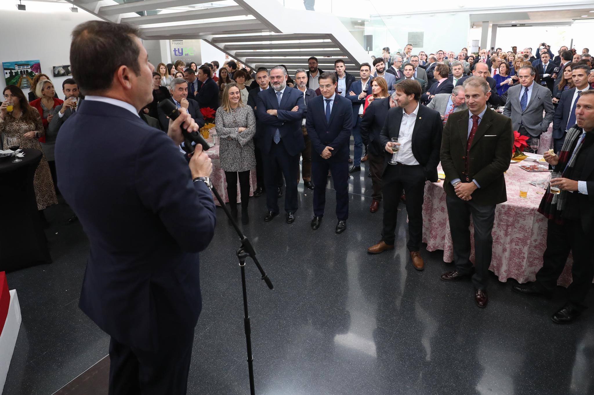 El presidente Gerardo Cuerva ha felicitado las fiestas y ha reivindicado la unión de los empresarios granadinos